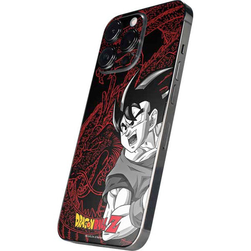 Dragon Ball Z Goku and Shenron iPhone 14 Pro Skin
