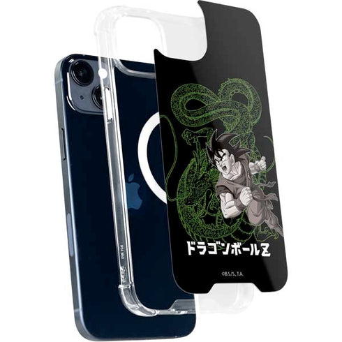 Dragon Ball Z Goku and Shenron iPhone 15 MagSafe Case
