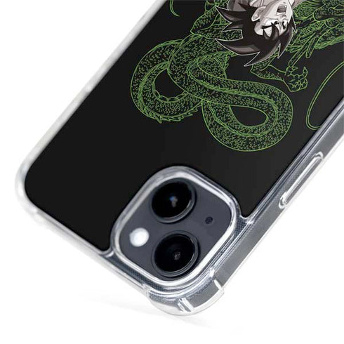 Dragon Ball Z Goku and Shenron iPhone 15 MagSafe Case