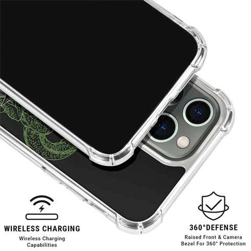 Dragon Ball Z Goku and Shenron iPhone 15 Pro Clear Case