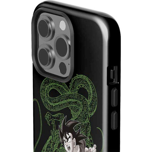 Dragon Ball Z Goku and Shenron iPhone 15 Pro Impact Case