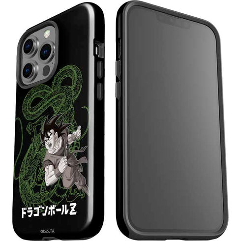 Dragon Ball Z Goku and Shenron iPhone 15 Pro Impact Case