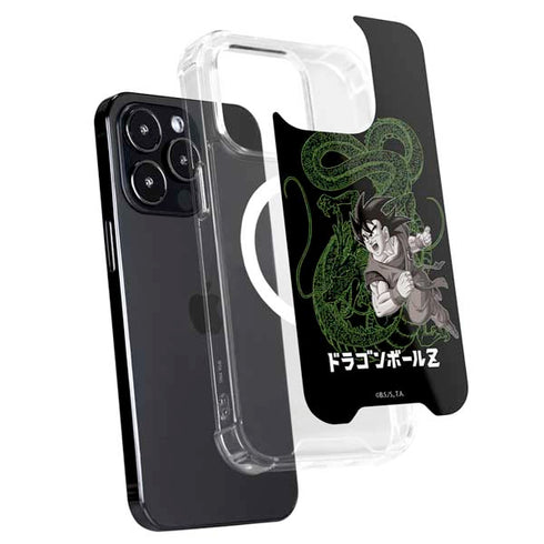Dragon Ball Z Goku and Shenron iPhone 15 Pro MagSafe Case