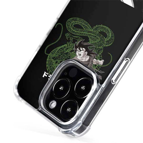 Dragon Ball Z Goku and Shenron iPhone 15 Pro MagSafe Case