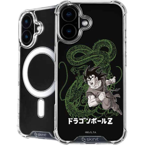 Dragon Ball Z Goku and Shenron iPhone 16 MagSafe Case