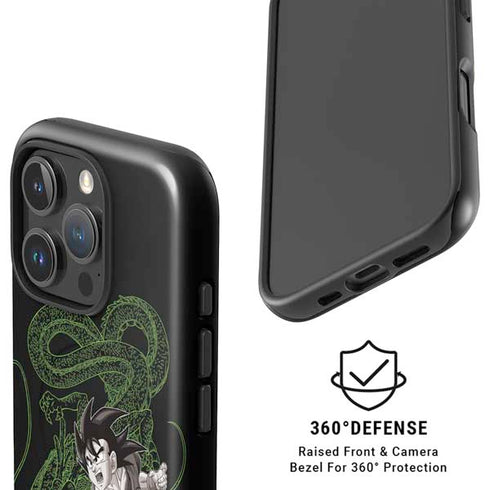 Dragon Ball Z Goku and Shenron iPhone 16 Pro Magsafe Impact Case