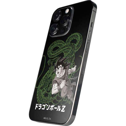 Dragon Ball Z Goku and Shenron iPhone 16 Pro Max Skin