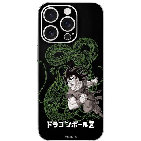 Dragon Ball Z Goku and Shenron iPhone 16 Pro Skin