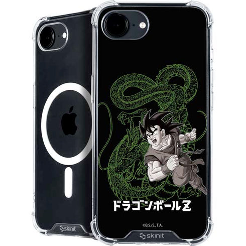 Dragon Ball Z Goku and Shenron iPhone 16e MagSafe Case