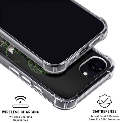 Dragon Ball Z Goku and Shenron iPhone 16e MagSafe Case