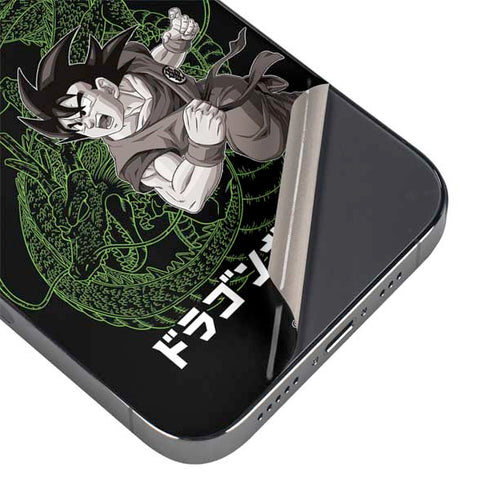 Dragon Ball Z Goku and Shenron iPhone 16e Skin