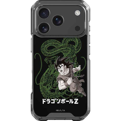 Dragon Ball Z Goku and Shenron iPhone 18 Pro Clear Case