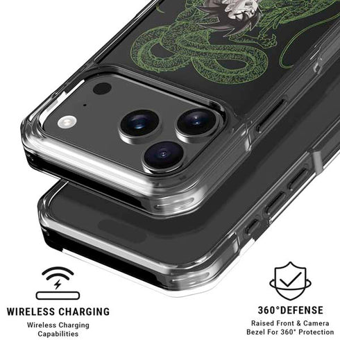 Dragon Ball Z Goku and Shenron iPhone 18 Pro Clear Case