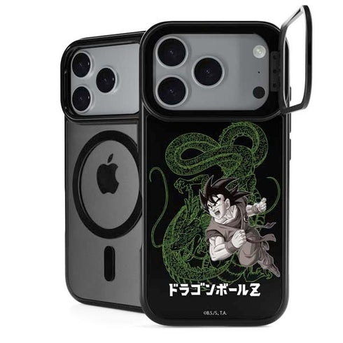 Dragon Ball Z Goku and Shenron iPhone 18 Pro Kickstand Case