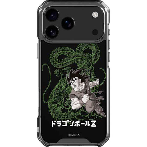 Dragon Ball Z Goku and Shenron iPhone 18 Pro Max Clear Case