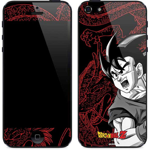Dragon Ball Z Goku and Shenron iPhone 5/5s/5SE Skin