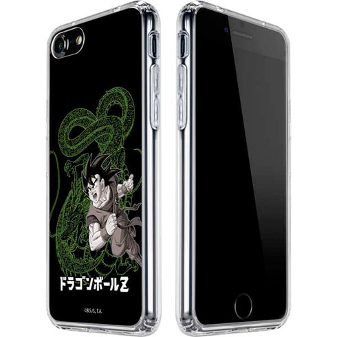 Dragon Ball Z Goku and Shenron iPhone SE (2nd & 3rd Gen) Clear Case
