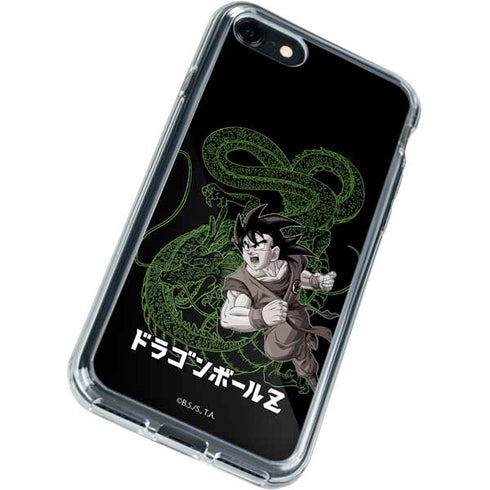 Dragon Ball Z Goku and Shenron iPhone SE (2nd & 3rd Gen) Clear Case