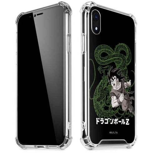 Dragon Ball Z Goku and Shenron iPhone XR Clear Case