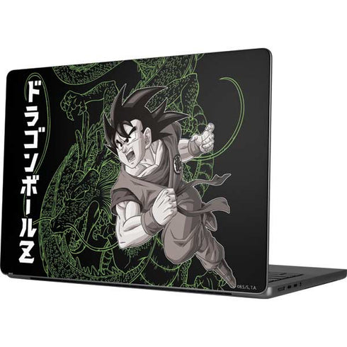 Dragon Ball Z Goku and Shenron Apple MacBook Pro 14-inch Skin