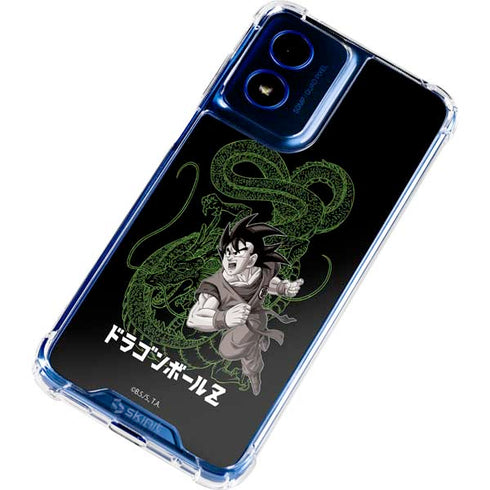 Dragon Ball Z Goku and Shenron Moto G 5G (2024) Clear Case