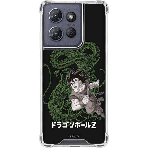 Dragon Ball Z Goku and Shenron Moto G Play 5G (2025) Clear Case