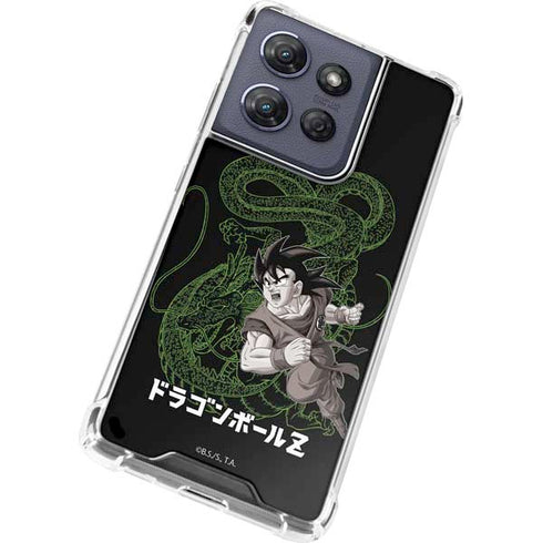 Dragon Ball Z Goku and Shenron Moto G Play 5G (2025) Clear Case