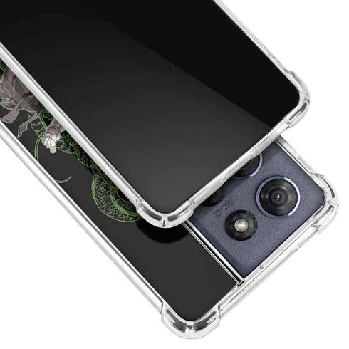 Dragon Ball Z Goku and Shenron Moto G Play 5G (2025) Clear Case