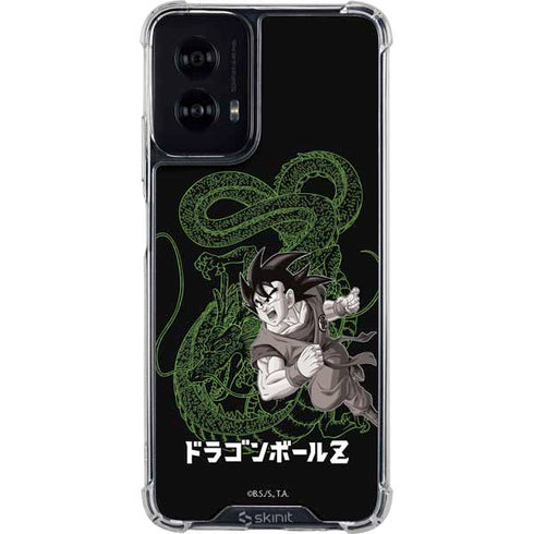 Dragon Ball Z Goku and Shenron Moto G Power 5G (2024) Clear Case
