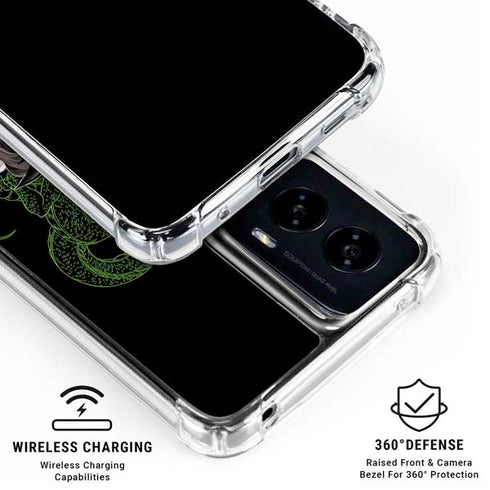 Dragon Ball Z Goku and Shenron Moto G Power 5G (2024) Clear Case