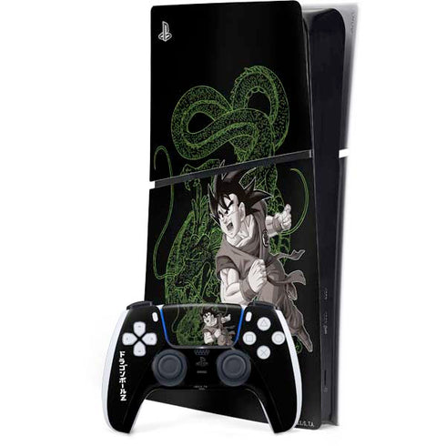 Dragon Ball Z Goku and Shenron PlayStation PS5 Skins