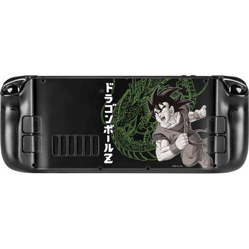 Dragon Ball Z Goku and Shenron Steam Deck Handheld Gaming Computer OLED Skin