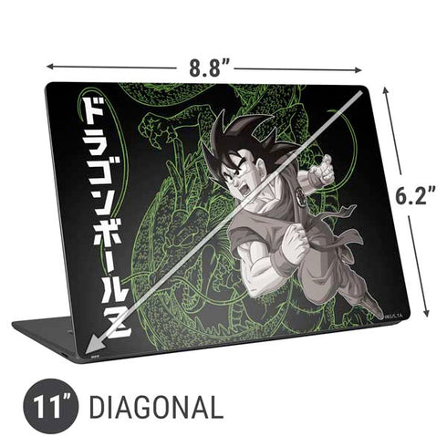 Dragon Ball Z Goku and Shenron Universal Laptop 11in (8.8 x 6.2in) Skin
