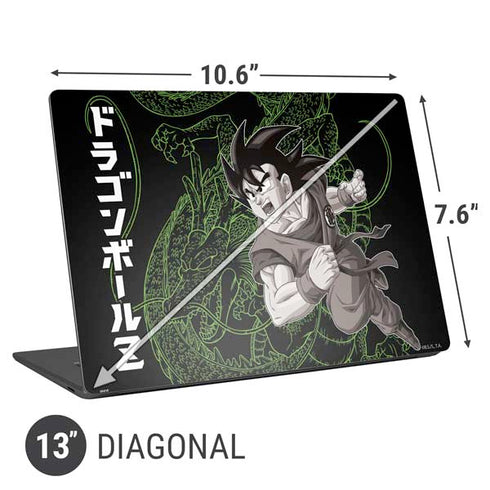 Dragon Ball Z Goku and Shenron Universal Laptop 13in (10.6 x 7.6in) Skin