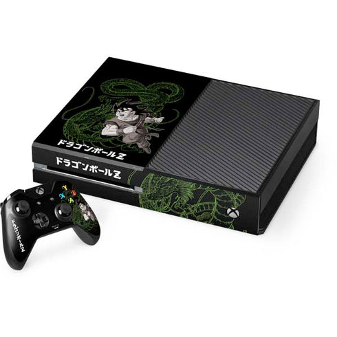 Dragon Ball Z Goku and Shenron Xbox One Console and Controller Bundle Skin