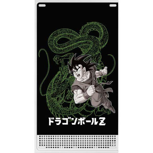 Dragon Ball Z Goku and Shenron Xbox Series S Console Skin