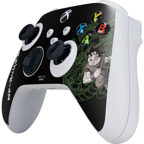 Dragon Ball Z Goku and Shenron Xbox Series S Controller Skin