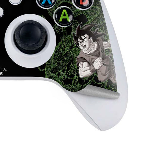 Dragon Ball Z Goku and Shenron Xbox Series S Controller Skin
