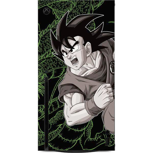 Dragon Ball Z Goku and Shenron Xbox Series X Console Skin