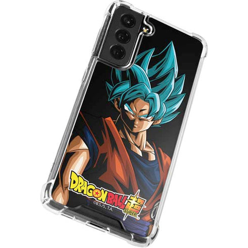 Dragon Ball Super Goku Galaxy S21 FE Clear Case