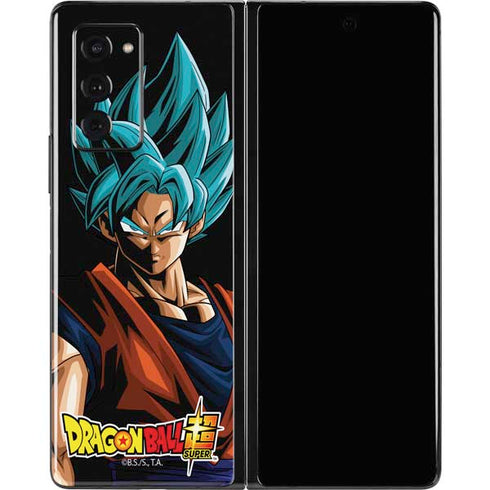 Dragon Ball Super Goku Galaxy Z Fold2 5G Skin