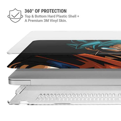 Dragon Ball Super Goku MacBook Air 13in (2020) Case plus Skin