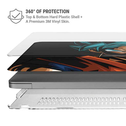 Dragon Ball Super Goku MacBook Pro 14in (2021-24) Case plus Skin