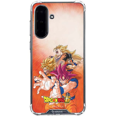 Dragon Ball Super Goku Evolution Galaxy A36 5G Clear Case