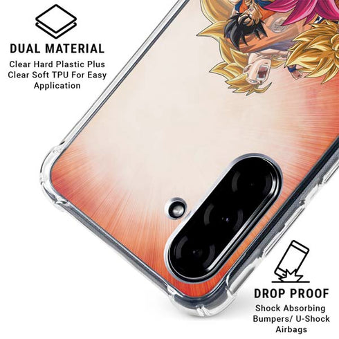 Dragon Ball Super Goku Evolution Galaxy A36 5G Clear Case