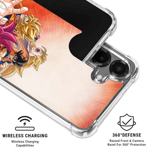 Dragon Ball Super Goku Evolution Galaxy S26 Clear Case