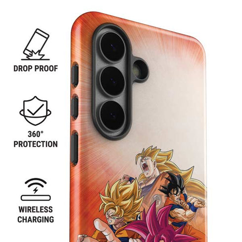 Dragon Ball Super Goku Evolution Galaxy S26 Impact Case