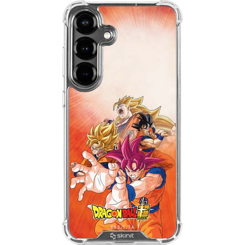 Dragon Ball Super Goku Evolution Galaxy S26 Plus Clear Case