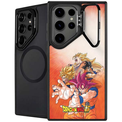 Dragon Ball Super Goku Evolution Galaxy S26 Ultra Kickstand Case