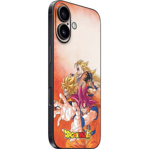 Dragon Ball Super Goku Evolution iPhone 16 Skin